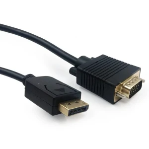 Видео кабель cablexpert ccp-dpm-vgam-6, displayport (m) - vga d-sub (m), 1,8м, чёрный Thumbnail 5