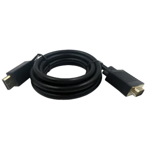 Видео кабель cablexpert ccp-dpm-vgam-6, displayport (m) - vga d-sub (m), 1,8м, чёрный Thumbnail 4