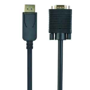Cablu video cablexpert ccp-dpm-vgam-6, displayport (m) - vga d-sub (m), 1,8m, negru