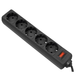 Prelungitor electric ultra power up3-b-1.8ups, 5 prize, 1,8m, negru Thumbnail 3