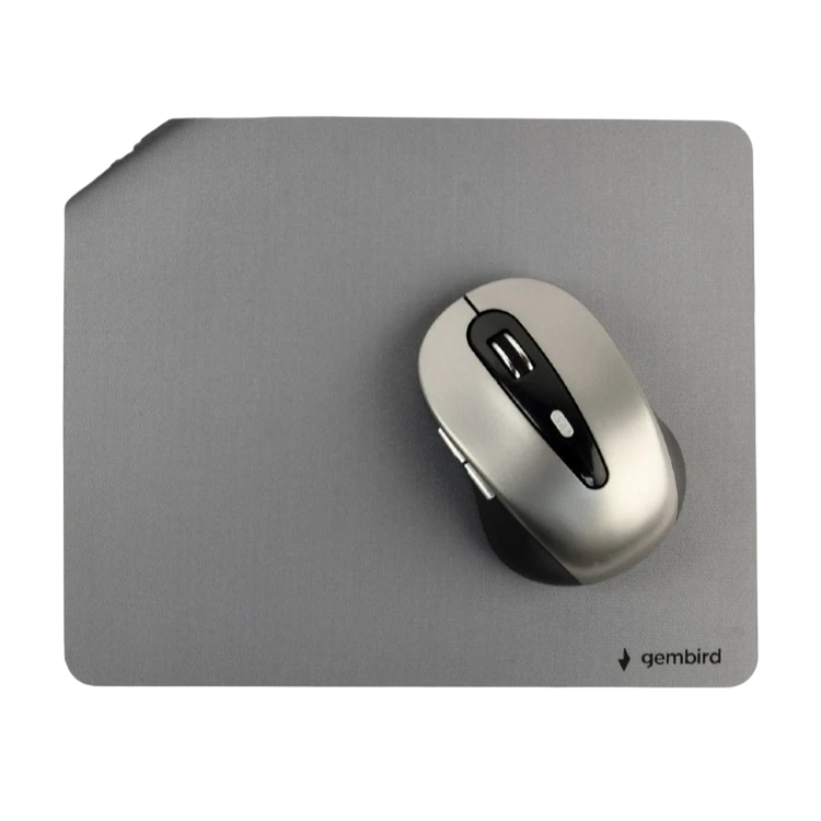 Mouse pad gembird mp-s-g, 220mm x 180mm, gri 3
