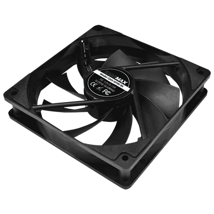 Ventilator pc gamemax gmx-wfbk bk, 120 mm 3