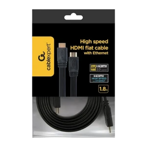 Видео кабель cablexpert cc-hdmi4f-6, hdmi (m) - hdmi (m), 1,8м, чёрный Thumbnail 3