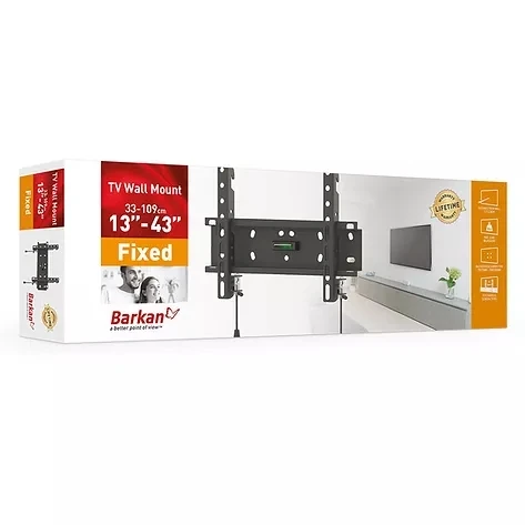 Suport fixat pe perete barkan e20, negru 3