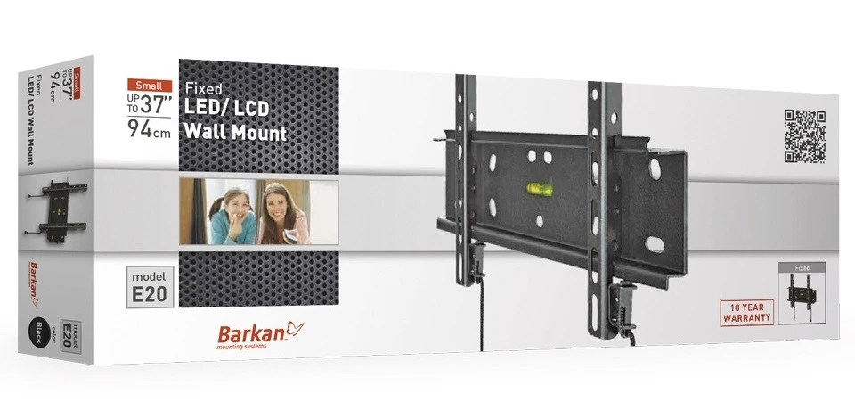 Фиксированное настенное крепление barkan e20, чёрный 9