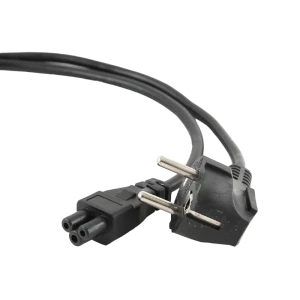 Шнур питания cablexpert pc-186-ml12-1m, 1м, чёрный