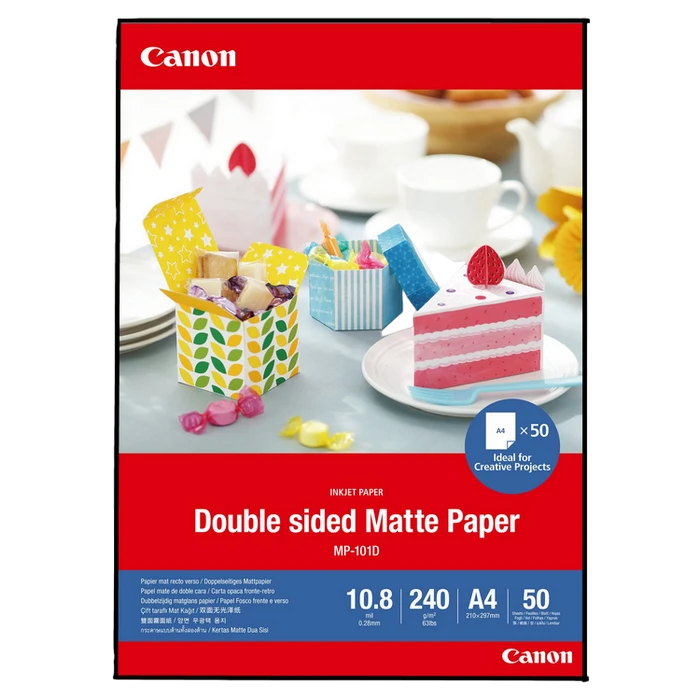 Hârtie fotografică canon double-sided matte paper, a4 3