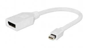 Видеоадаптер cablexpert a-mdpm-dpf-001-w, minidp (m) - displayport (f), 0,15м, белый Thumbnail 2