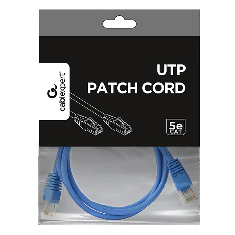 Patch cord cablexpert pp12-1.5m/b, cat5e utp, 1,5m, albastru 6