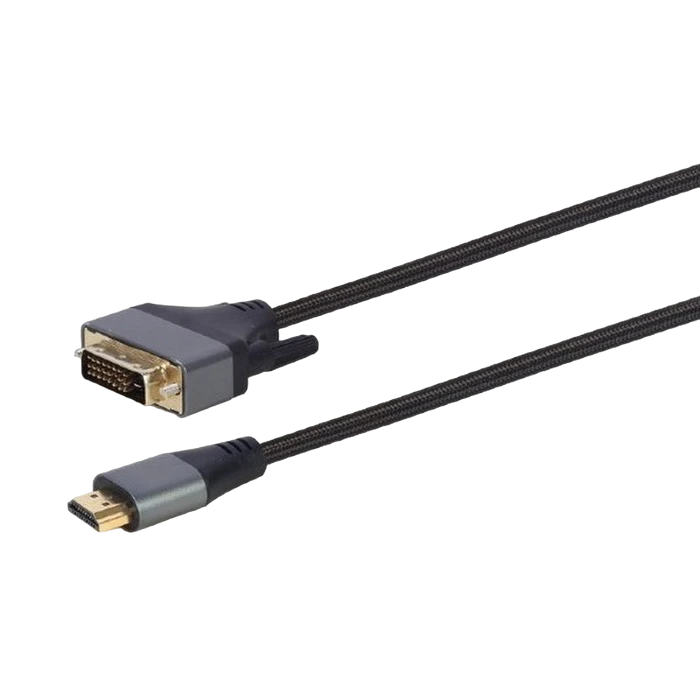 Adaptor video cablexpert cc-hdmi-dvi-4k-6, hdmi (m) - dvi-i (m), 1,8m, negru 5