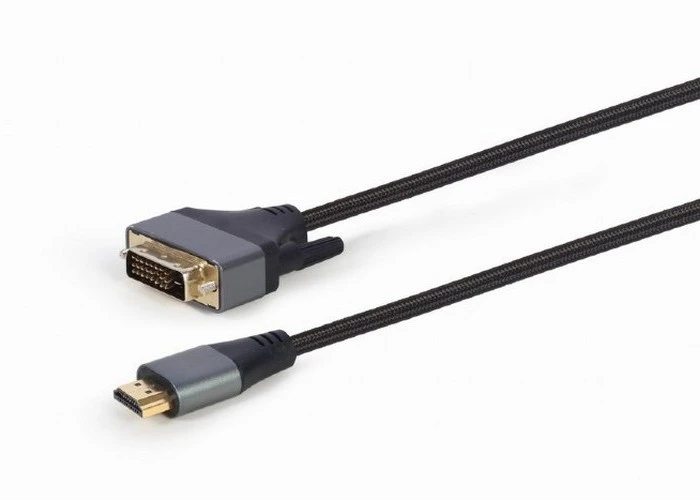 Adaptor video cablexpert cc-hdmi-dvi-4k-6, hdmi (m) - dvi-i (m), 1,8m, negru 4
