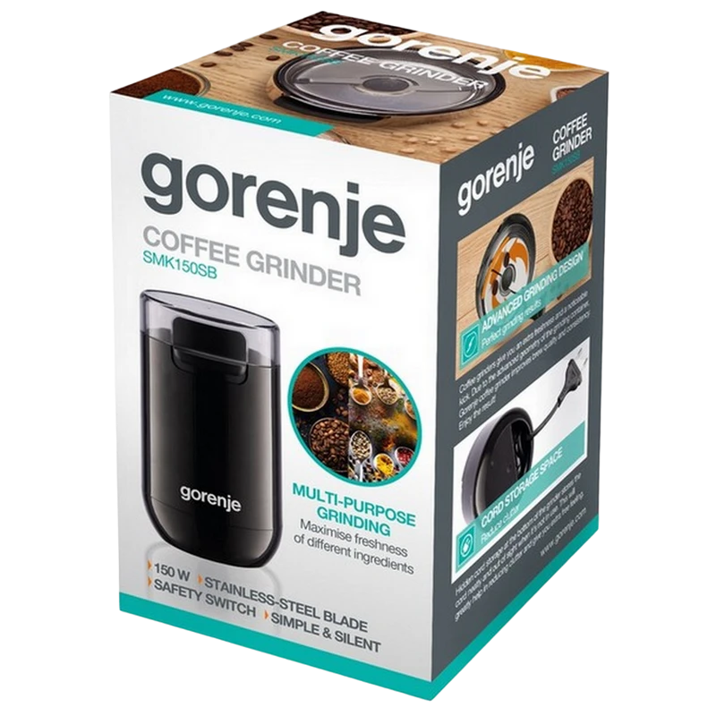 Râșniță de cafea gorenje smk150sb, negru 2