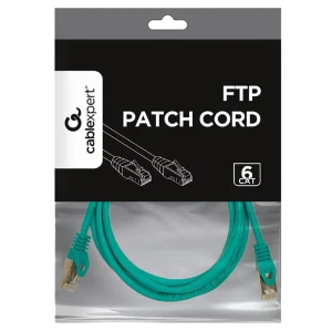 Патч-корд cablexpert pp6-3m/g, cat6 ftp , 3м, зелёный Thumbnail 6