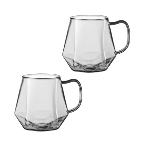 Set de pahare ardesto ar2630gr, 300 ml, 2 buc, transparent