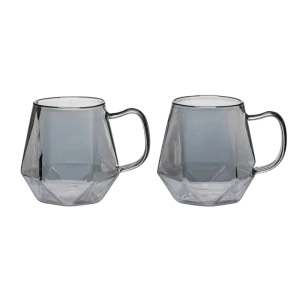 Set de pahare ardesto ar2630gr, 300 ml, 2 buc, transparent