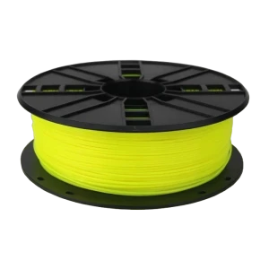 Filament pentru imprimantă 3d gembird 3dp-pla1.75-01-fy, pla, galben fluorescent, 1.75 mm, 1kg