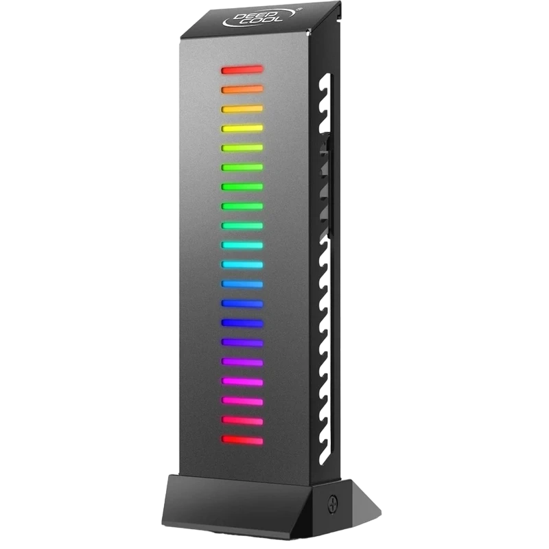 Держатель видеокарты deepcool gh-01 a-rgb, чёрный 10