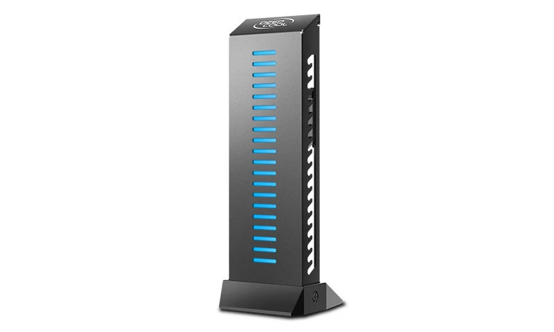 Держатель видеокарты deepcool gh-01 a-rgb, чёрный 15