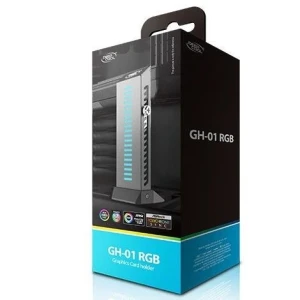 Держатель видеокарты deepcool gh-01 a-rgb, чёрный Thumbnail 6