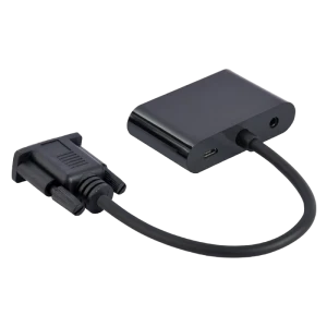 Adaptor cablexpert a-vga-hdmi-02, vga d-sub (m) - hdmi (f) + vga, 0.15 m, negru Thumbnail 10