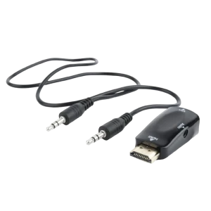 Adaptor cablexpert a-vga-hdmi-02, vga d-sub (m) - hdmi (f) + vga, 0.15 m, negru Thumbnail 8