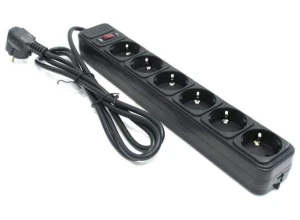 Prelungitor electric ultra power up6-b-15ppb, 6 prize, 4,5m, negru
