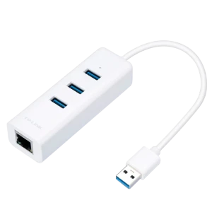 Adaptor usb 3.0 ue330 2 în 1- adaptor gigabit ethernet & 3-port hub ue330 tp-link Thumbnail 4