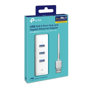 Adaptor usb 3.0 ue330 2 în 1- adaptor gigabit ethernet & 3-port hub ue330 tp-link Thumbnail 5