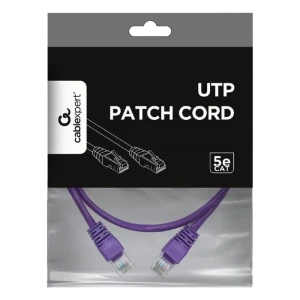 Patch cord cablexpert pp12-0.5m/v, cat5e utp, 0,5m, violet Thumbnail 3