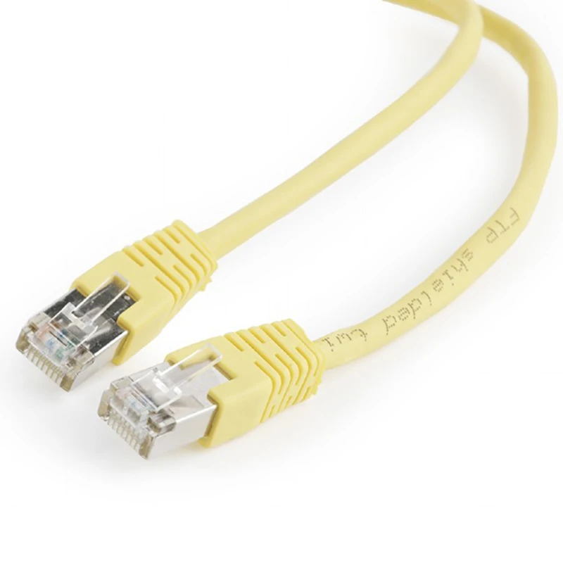 Patch cord cablexpert pp22-0.5m/y, cat5e ftp, 0,5m, galben 3