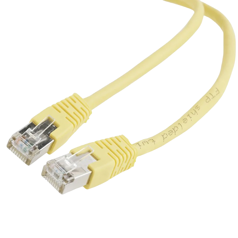 Patch cord cablexpert pp22-0.5m/y, cat5e ftp, 0,5m, galben 5