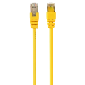Патч-корд cablexpert pp22-0.5m/y, cat5e ftp, 0,5м, жёлтый
