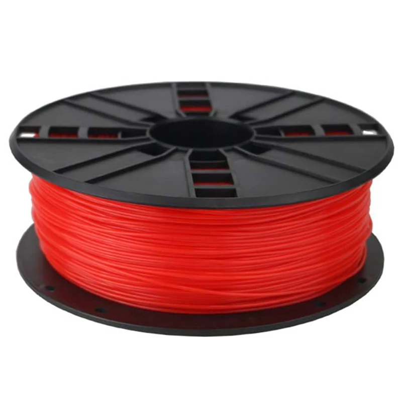 Filament pentru imprimantă 3d gembird 3dp-abs1.75-01-fr, abs, roșu fluorescent, 1.75 mm, 1kg 2