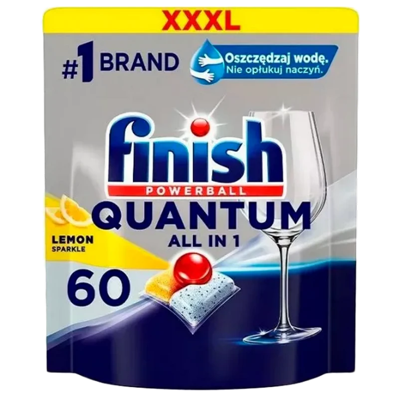 Таблетки для посудомоечной машины finish quantum all in one, 60 шт 2