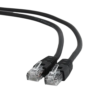 Patch cord cablexpert pp6u-0.5m/bk, cat6 utp, 0,5m, negru Thumbnail 6