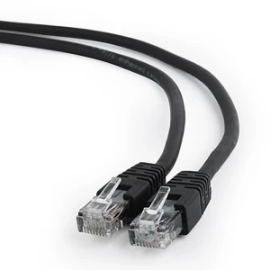 Patch cord cablexpert pp6u-0.5m/bk, cat6 utp, 0,5m, negru Thumbnail 3
