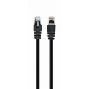 Patch cord cablexpert pp6u-0.5m/bk, cat6 utp, 0,5m, negru Thumbnail 5