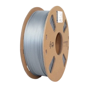 Нить для 3d-принтера gembird 3dp-pla+1.75-02-s, pla+, серебро, 1.75 мм, 1кг