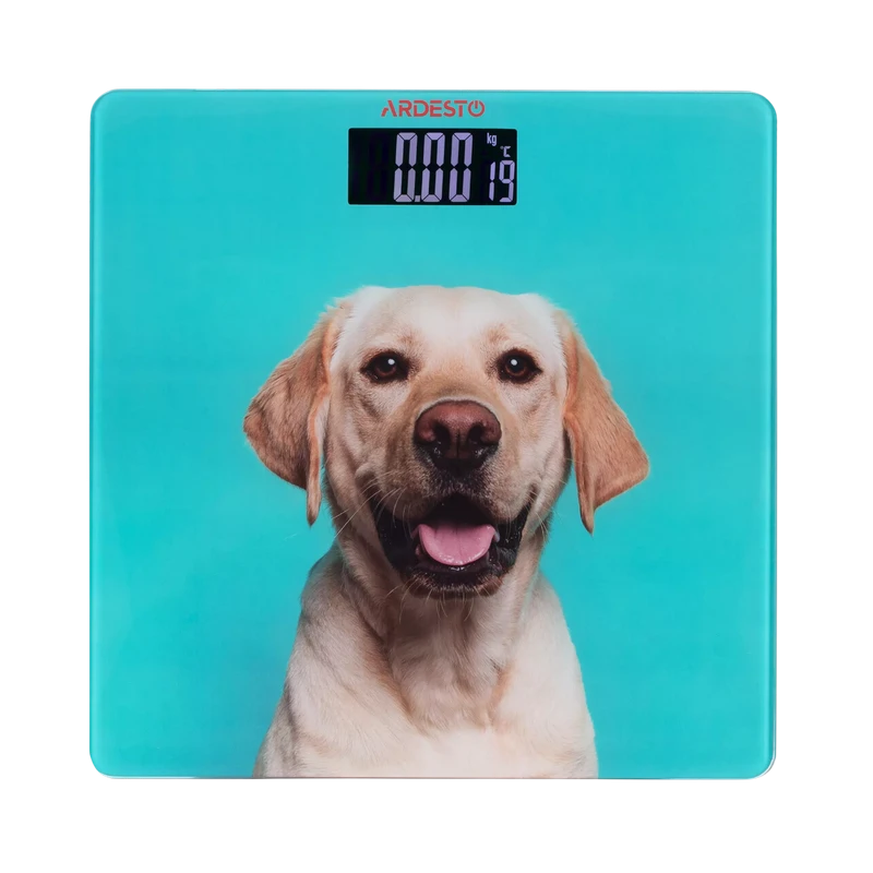 Cântar de podea ardesto scb-965dog, albastru 4