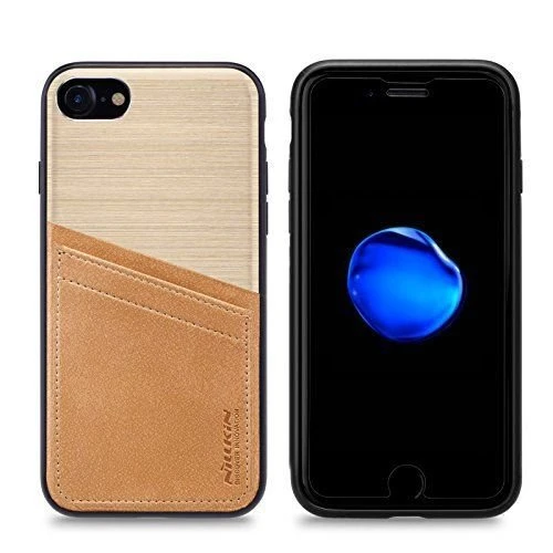 Чехол nillkin iphone se 2020/8/7 - hybrid, коричневый 2