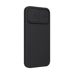Husă nillkin iphone 13 pro, camshield silky magnetic silicone, elegant black Thumbnail 5