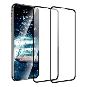 Защитное стекло cellularline tempered glass for iphone 11 pro max/ xs max, чёрный