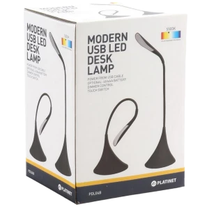 Lampa de birou platinet desk lamp 3,5w flexible 43827, negru Thumbnail 5