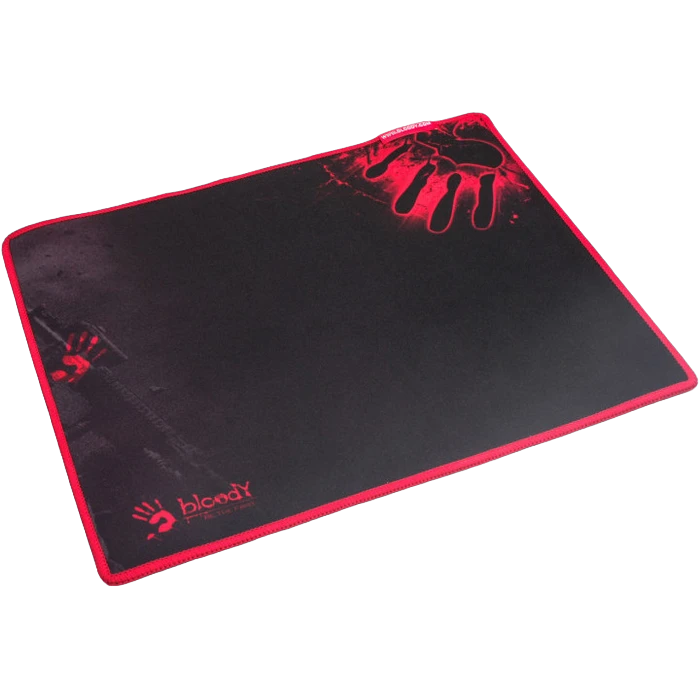 Игровой коврик для мыши bloody b-081s, medium, чёрный/красный  7