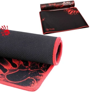 Mouse pad pentru jocuri bloody b-081s, medium, negru/roșu Thumbnail 2