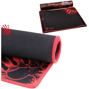 Mouse pad pentru jocuri bloody b-081s, medium, negru/roșu Thumbnail 5