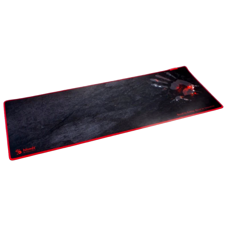 Игровой коврик для мыши bloody b-088s, extra large, чёрный/красный  3