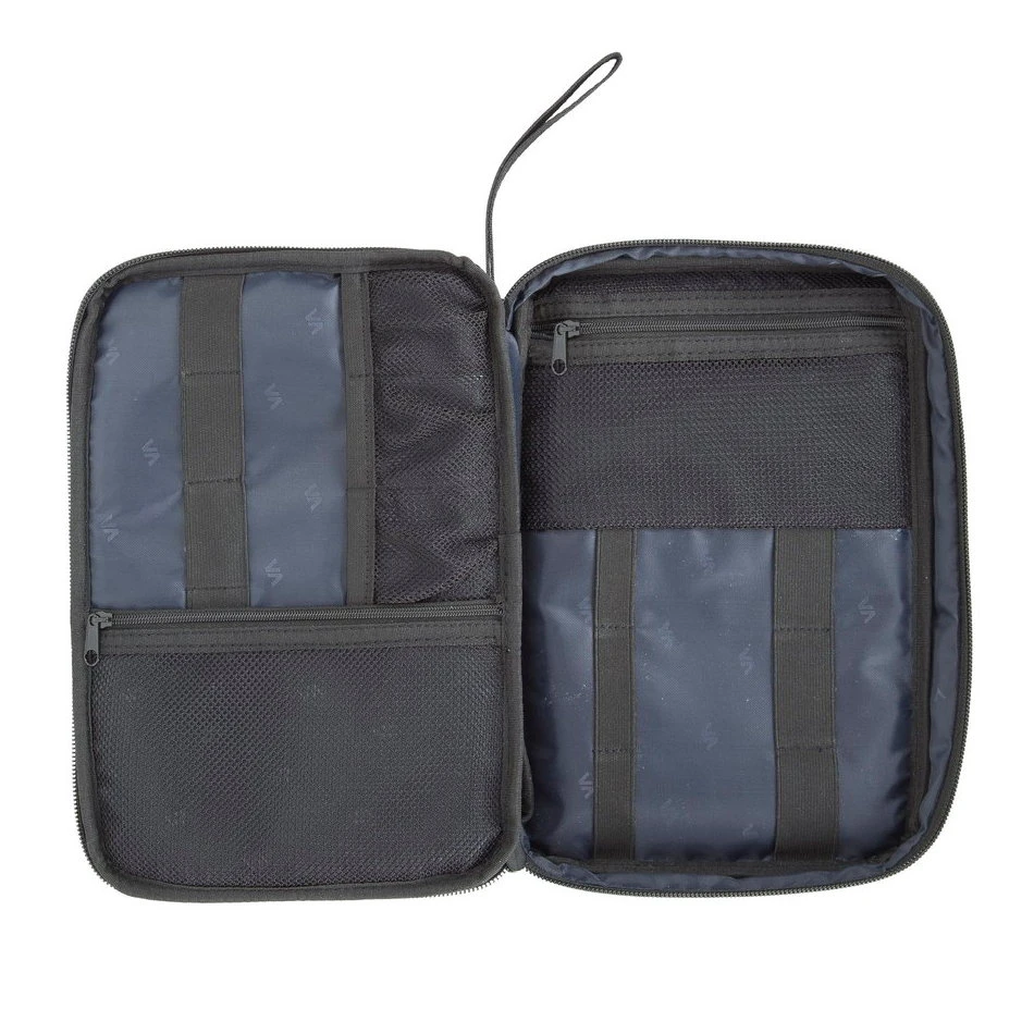Organizator pentru calatorie rivacase biscayne, poliester, negru 2