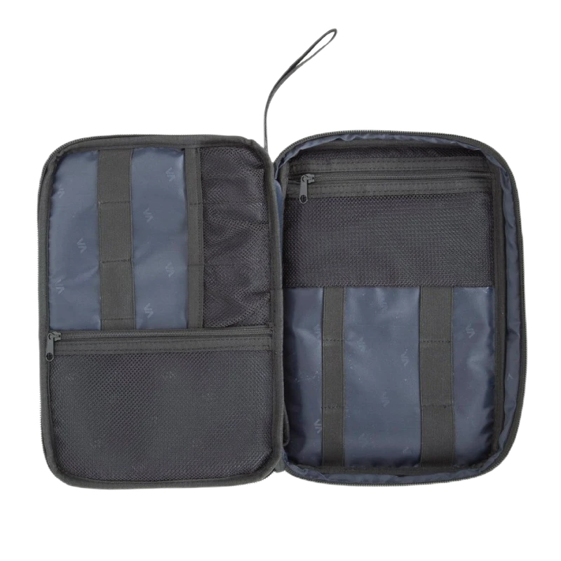 Organizator pentru calatorie rivacase biscayne, poliester, negru 8