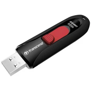 Memorie usb transcend jetflash 590, 16gb, negru Thumbnail 2